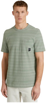 CHASIN' Korte mouw T-shirt Morrow Chasin’ , Green , Heren - Xl,L,M,S