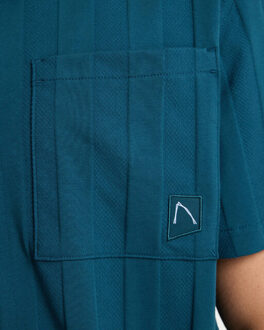 CHASIN' Overhemd korte mouw 62120008 Blauw - L