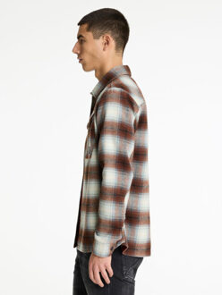 CHASIN' Overhemd lange mouw 61120017 Bruin