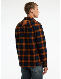 CHASIN' Overhemd lange mouw 61120025 - maat M Oranje