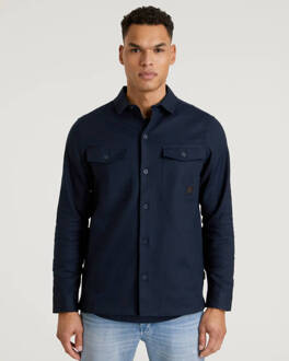 CHASIN' Overhemd lange mouw 6112372002 Blauw - XL