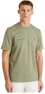 CHASIN' Reco T-shirt korte mouw Chasin’ , Green , Heren - Xl,L,M,S