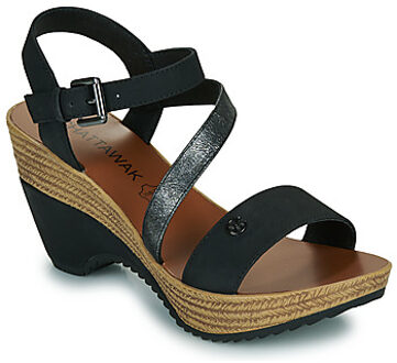 Chattawak Sandalen met sleehak Chattawak MAELLE" Zwart - 36,37,38,39,40,41