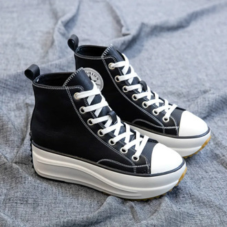 Chaussure Femme Canvas Shoes Women Sneakers 2020 Spring Platform Sneakers Ladies High Top Casual Sneaker Women Shoes New QW-63