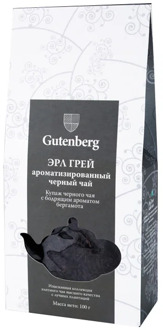 Чай Gutenberg чёрный ароматизированный "Эрл Грей", 100 г