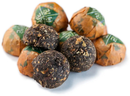 Чай Gutenberg китайский элитный шу пуэр прессованный мини- точа с жасмином 1 шт