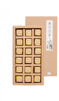 Чай Gutenberg Шу Пуэр (то ча) 2003 г., 180 г (упаковка 36 шт х 5 г)