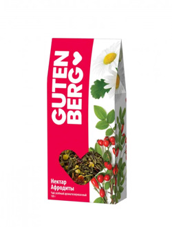 Чай Gutenberg зелёный ароматизированный "Нектар Афродиты", 100 г