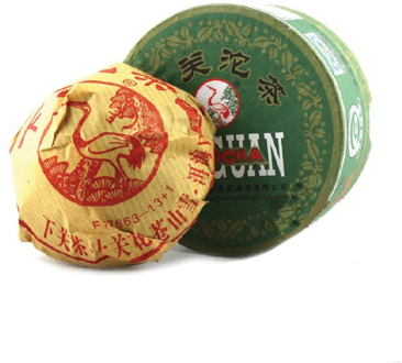 Чай Шен пуэр фабрика Сягуань сбор 2014г 92-100 г ( то ча)