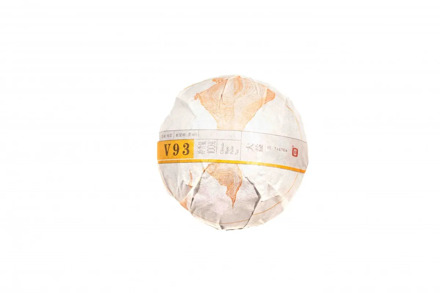 Чай Шу пуэр " V93" фабрика Менхай Даи сбор 2017 г., 92-100 г то ча