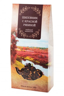Чайный напиток Gutenberg "Шиповник с красной рябиной", уп. 100 г