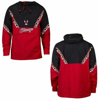 Chciago Bulls Team Heren Anorak Jas Rood