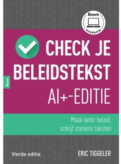Check Je Beleidstekst - Ai+-Editie - Eric Tiggeler