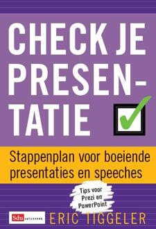 Check je presentatie - Boek Eric Tiggeler (9012585422)