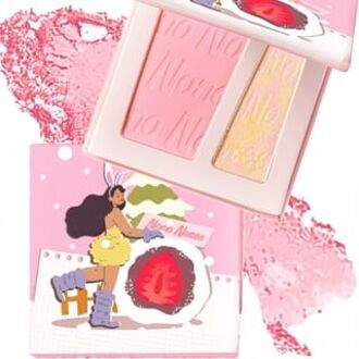 Cheek Blusher & Highlighter Palette 1.0 - (4-6) #BH04 - 3g+1.8g