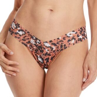 Cheeky Cheetah Low Rise Thong * Actie * Geel - One Size