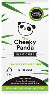 Cheeky Panda – Bamboo zakdoekjes biologisch afbreekbaar ( Multi pack van 14-stuks) - FSC gecertificeerd