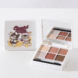 Cheerful Vibes Light Catching 6 Color Eyeshadow Palette 1 pc