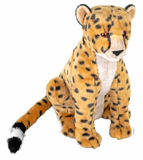 cheetah knuffel - 30 cm - pluche - zittend