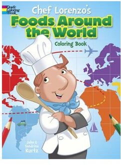 Chef Lorenzo's Foods Around the World Coloring Book
