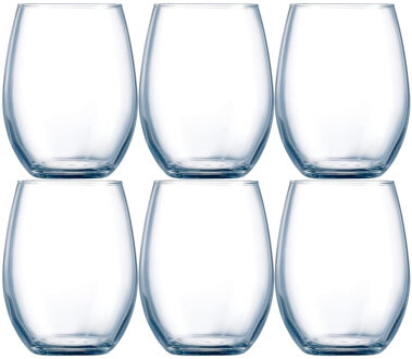 Chef & Sommelier Drinkglazen - 12x stuks - glas - 440 ml - Waterglazen - Dessertglazen