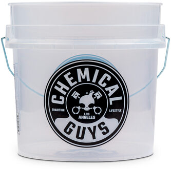 Chemical Guys Heavy Duty Ultra Clear Detailing Bucket 16 Liter CGACC106