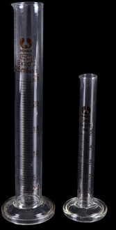 Chemie Laboratorium Meten 10Ml Laboratorium Cilinder Afgestudeerd Glazen Meten Cilinder