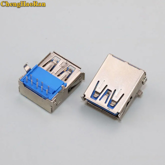 ChengHaoRan 2pcs USB 3.0 3 USB Jack connector Port Socket Buchse einbaubuchse for DELL PC Laptop
