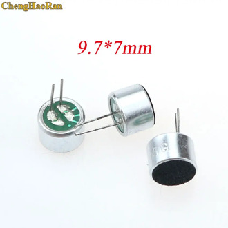 ChengHaoRan 9.7mm x 7mm 2 Pin MIC Capsule Electret Condenser Microphone with 2 pin pick-up Repair parts