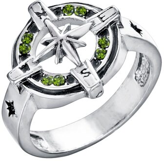 Chengxun Viking Ronde Grote Breedte Signet Ring Vinger Mannen Zwart Zilver Kleur Mode Valknut Vintage Sieraden 15Mm 07