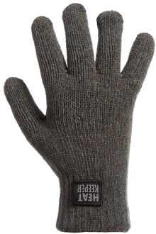 Chenille dames thermo handschoenen grijs  - One size