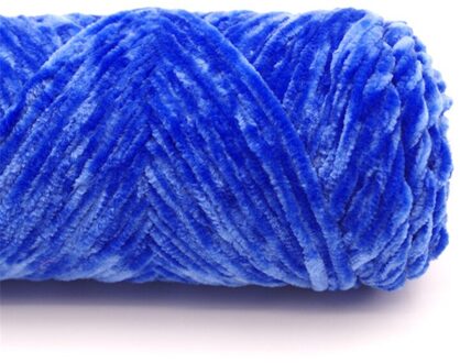 Chenille Garen Threads Breien Chenille Breien Garen Zachte Draad Ambachten Naaibenodigdheden 1 Roll Fluwelen Garen Haak Blauw