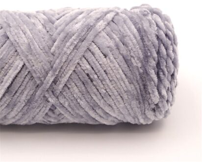 Chenille Garen Threads Breien Chenille Breien Garen Zachte Draad Ambachten Naaibenodigdheden 1 Roll Fluwelen Garen Haak Grijs
