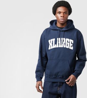 Chenille Logo Hoodie, blauw - XL