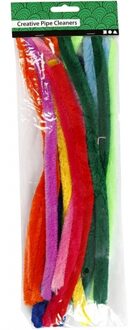 Chenilledraad kleuren 30 cm 25x stuks