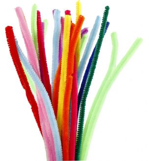 Chenilledraad kleuren 30 cm 400x stuks