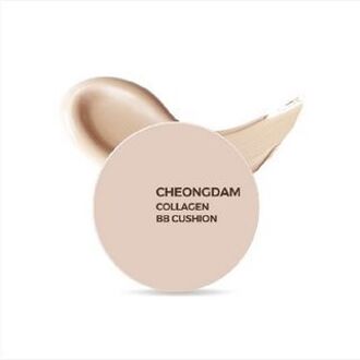 Cheongdam Collagen BB Cushion Set - 2 Types #23 Beige