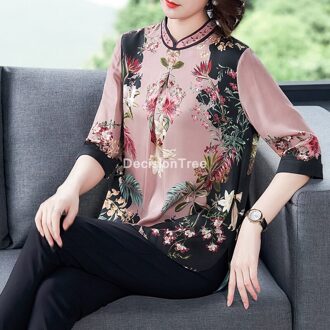 Cheongsam Blouse Traditionele Cheongsam Oosterse Chinese Kleding Voor Vrouwen Tops Traditionele Chinese Qipao Cheongsam Top Xxxl