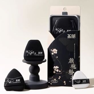 Cheongsam Powder Puff Set Puff Set (3pcs)