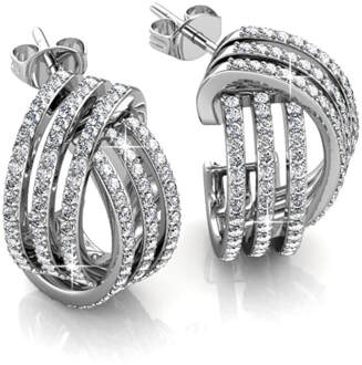 Cherish Oorbellen - Zilver en Kristal - One Size