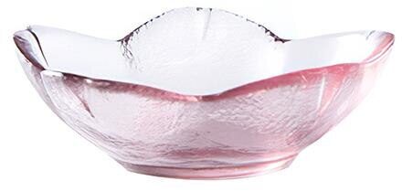 Cherry Blossoms Glas Saus Schotel Roze Originaliteit Azijn Yoghurt Fruit Dessert Slakom Servies Decoratie