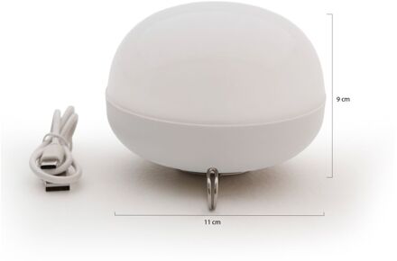 Cherry Bulb buitenlamp led oplaadbaar dimbaar ø 11cm - Laagste prijsgarantie! Wit