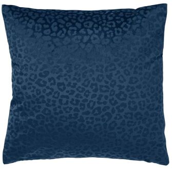 CHESSY - Kussenhoes met dierenprint 45x45 cm Insignia Blue - donkerblauw