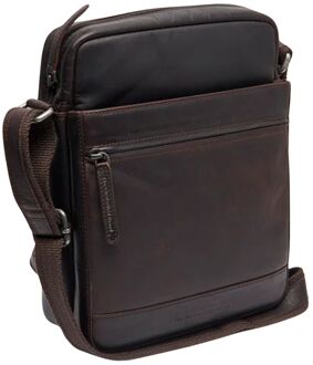 Chesterfield Anzora schoudertas L dark brown Bruin