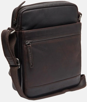 Chesterfield Anzora schoudertas L dark brown Bruin