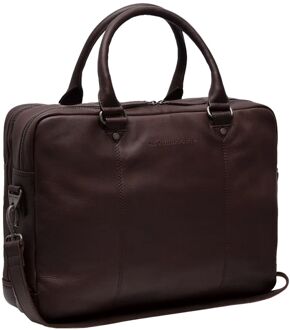 Chesterfield Boston Laptoptas 15" Schoudertas Brown