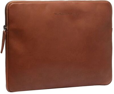 Chesterfield Clinton - Lederen Laptop Sleeve - 14 inch - Cognac Bruin