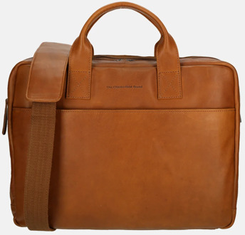 Chesterfield Frazer laptoptas 13 inch cognac