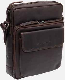 Chesterfield Montira schoudertas M dark brown Bruin