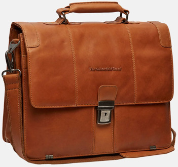 Chesterfield Stuttgart laptoptas 14 inch cognac